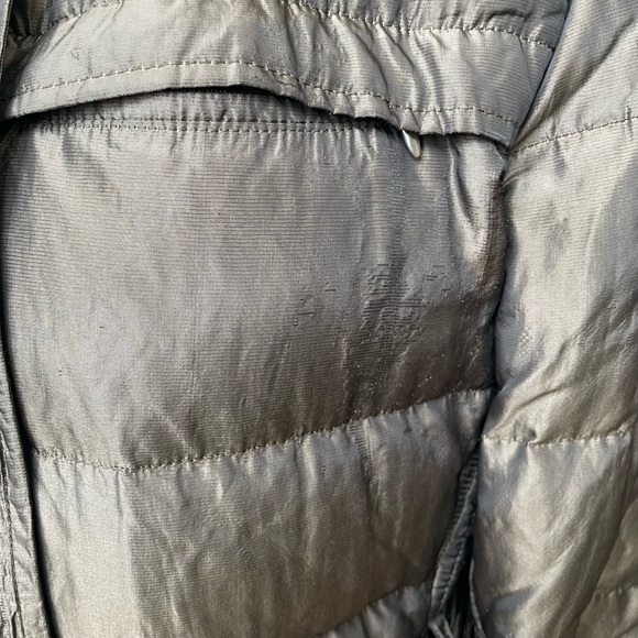 Burberry Puffer Jacket Hooded Belted Coat Quilted Mink Gray - Picture 13 of 15